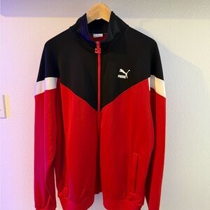 Puma Red and Black Track Jacket